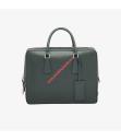 Prada VS0305 Leather Briefcase In Teal logo