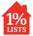1 Percent Lists logo