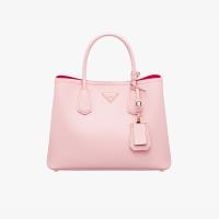 Prada BN2775 Leather Tote In Pink image 1
