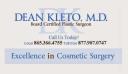 Dean Kleto M.D. | Plastic Surgery Center logo