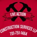 Live Action Construction Service logo