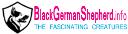 Black German Shepherd- The Fascinating Creatures logo