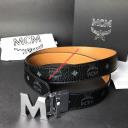 MCM Claus Reversible Belt In Black logo