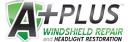 A Plus Windshield Repair and Headlight Restoration logo