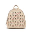 MCM Mini Polke Star Eyed Bunny Backpack In Beige logo