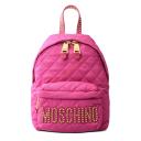 Moschino Studded Quilted Techno Fabric Backpack logo