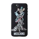 Moschino Rat A Porter iPhone Case Black logo