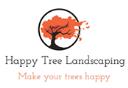 Happy tree landscaping logo