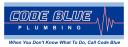 Code Blue Plumbing logo
