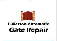 Fullerton Automatic Gate Repairs Services image 1