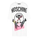 Moschino Handbag Print Short Sleeves T-Shirt White logo
