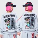 Moschino x H&M Women Long Sleeves Sweater Grey logo