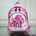 Moschino My Little Pony Women Medium Backpack Pink logo