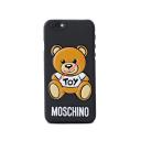 Moschino Toy Bear iPhone Case Black logo