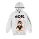 Moschino Loves Printemps Bear Sweatshirt White logo