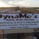 DynaMo's Dustless Blasting logo