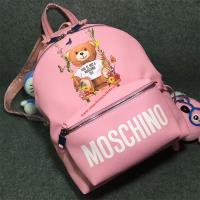 Moschino Botanical Bear Women Large Backpack Pink image 1