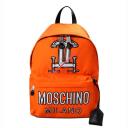 Moschino Clamp Marks Large Techno Fabric Backpack logo