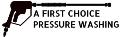 A First Choice Pressure Washing logo