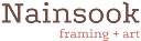 Nainsook Framing and Art  logo