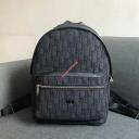 Dior Oblique Backpack Black logo