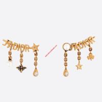 J'Adior Drop Charms Asymmetric Earrings Gold image 1