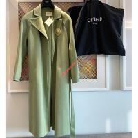 Celine 2019 Oversize Coat In Wool Green image 1