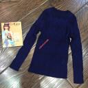 Celine Crewneck Sweater In Merino Wool Blue logo