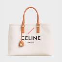 Celine Horizontal Cabas In Canvas With Celine logo