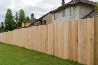 wood fence install image 1