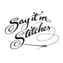 Say it in Stitches logo