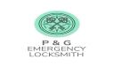 P & G Emergency Locksmith logo