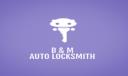 B & M Auto Locksmith logo