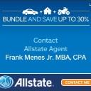Frank Menes: Allstate Insurance logo