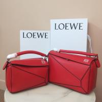 Loewe Puzzle Bag Classic Calf In Red image 1