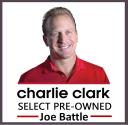 Charlie Clark Select Pre-Owned Joe Battle logo