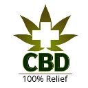 CBD 100% Relief logo