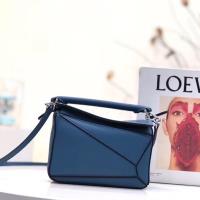 Loewe Puzzle Mini Bag Classic Calf In Blue image 1