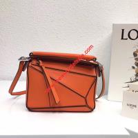 Loewe Puzzle Mini Bag Classic Calf In Orange image 1