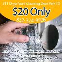 911 Dryer Vent Cleaning Deer Park TX logo