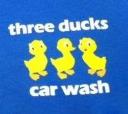 Three Ducks Car Wash logo