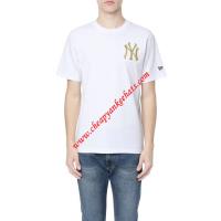 MLB NY Gold Embroidery Logo T-shirt NY Yankees image 1