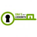 Ginas 24HR locksmith logo