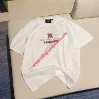 MLB NY Team Logo Embroidery T-shirt Yankees White image 1