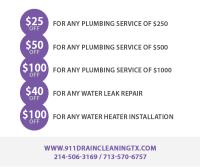 911 Drain Cleaning Dallas TX image 1