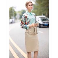 Hermes Printing Suits In Light Blue/Khaki image 1