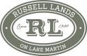 Russell Lands On Lake Martin  logo