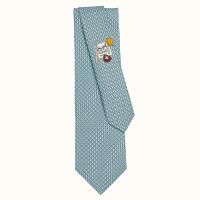 Hermes Fast Ball Tie In Blue image 1