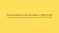  Fund Small Business Loans San Diego CA image 3