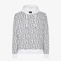 Fendi FF Contrasting Jersey Sweatshirt In Cotton image 1